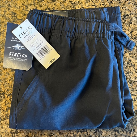 CHAPS Boys navy blue cargo shorts. School approved 10 Regular NWT - Picture 2 of 11